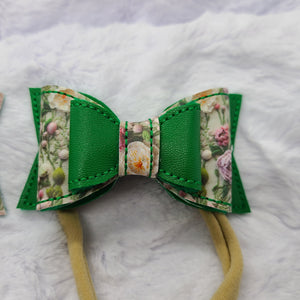 Green Flowers Set