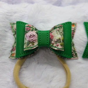 Green Flowers Set