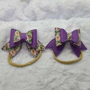 Purple Flowers Set