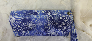 Snowflake Blue Full Size Wallet