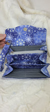 Snowflake Blue Full Size Wallet