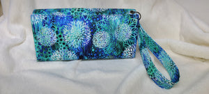 Blue Flower Full Size Wallet